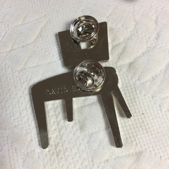 David Edward Vintage Chair Brooch Pin- Silver - Picture 7 of 8